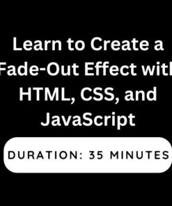 Learn to Create a Fade-Out Effect with HTML, CSS, and JavaScript