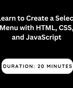 Learn to Create a Select Menu with HTML, CSS, and JavaScript