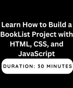 Learn How to Build a BookList Project with HTML, CSS, and JavaScript