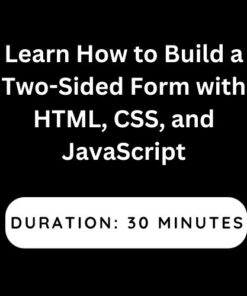 Learn How to Build a Two-Sided Form with HTML, CSS, and JavaScript