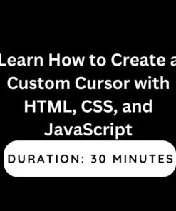 Learn How to Create a Custom Cursor with HTML, CSS, and JavaScript